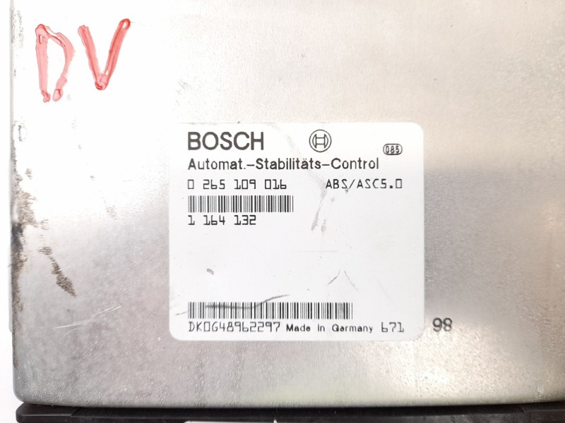 Recambio de centralita abs para bmw serie 5 berlina (e39) 2.5 525tds referencia OEM IAM 1164132  0265109016