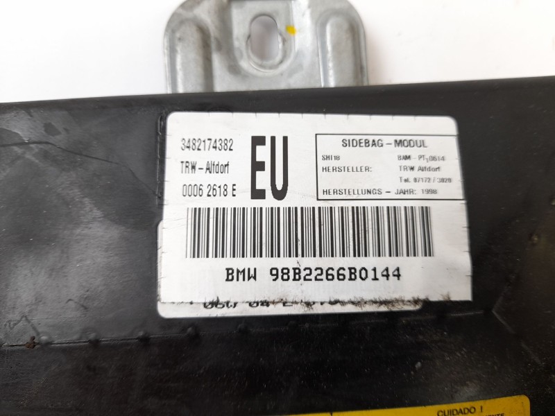 Recambio de airbag lateral delantero derecho para bmw serie 3 berlina (e46) 320d referencia OEM IAM 3482174382  00062618E