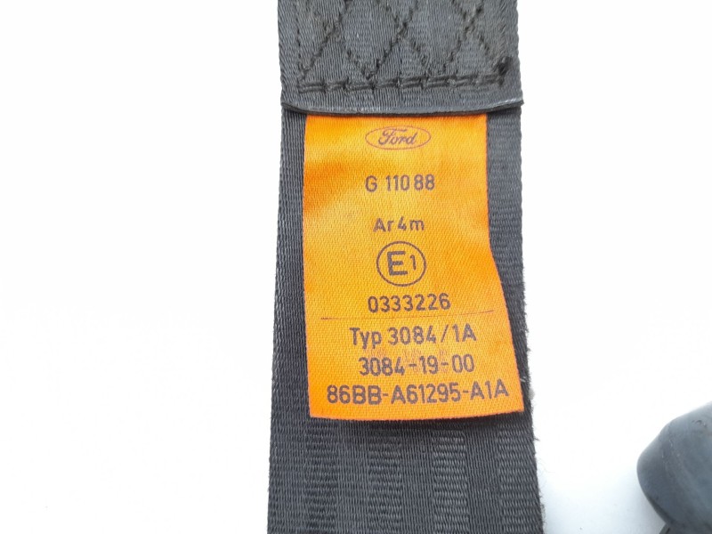 Recambio de cinturon seguridad delantero izquierdo para ford sierra fastback (gbc) 1.8 referencia OEM IAM 86BBA61295A1A  