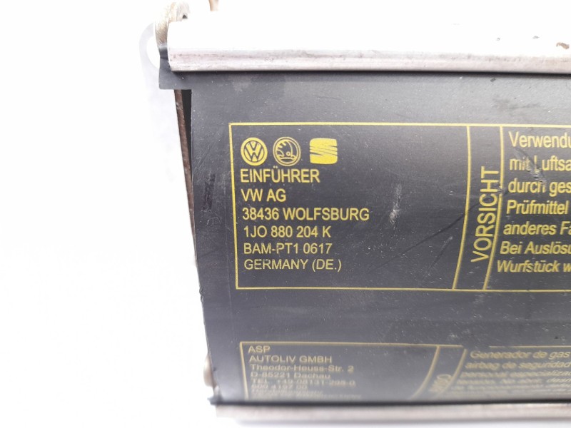 Recambio de airbag delantero derecho para skoda octavia combi (1u5) 1.9 tdi referencia OEM IAM 1J0880204K  BAMPT10617
