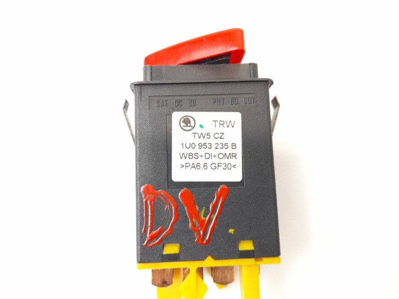 Recambio de warning para skoda octavia combi (1u5) 1.9 tdi referencia OEM IAM 1U0953235B  