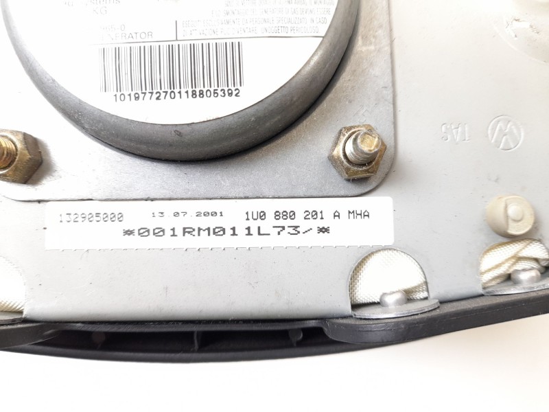 Recambio de airbag delantero izquierdo para skoda octavia combi (1u5) 1.9 tdi referencia OEM IAM 1U0880201A  132905000