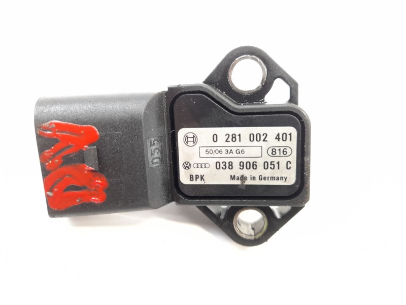 Recambio de sensor presion para skoda superb (3u4) 2.0 tdi dpf referencia OEM IAM 038906051C  0281002401