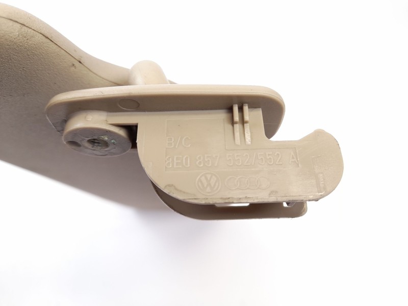 Recambio de parasol derecho para audi a4 b6 (8e2) 1.9 tdi referencia OEM IAM 8E0857552A  