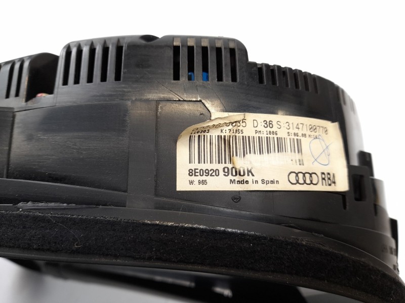 Recambio de cuadro instrumentos para audi a4 b6 (8e2) 1.9 tdi referencia OEM IAM 8E0920900K 1036904559 0263626035