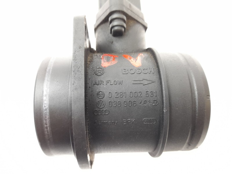 Recambio de caudalimetro para audi a4 b6 (8e2) 1.9 tdi referencia OEM IAM 038906461B  0281002531