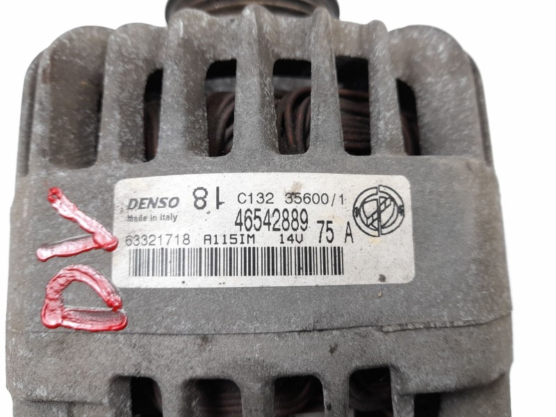 Recambio de alternador para fiat punto berlina (188) 1.2 16v referencia OEM IAM 46542889 A115IM 63321718
