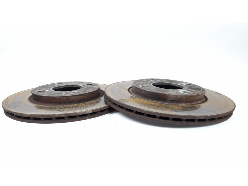 Recambio de disco freno delantero para ford fiesta (cbk) 1.4 tdci cat referencia OEM IAM   