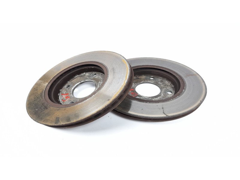 Recambio de disco freno delantero para ford fiesta (cbk) 1.4 tdci cat referencia OEM IAM   