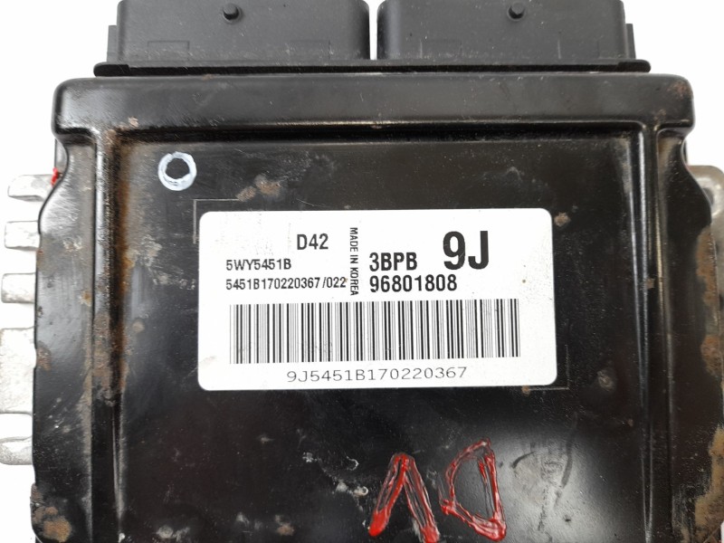 Recambio de centralita motor uce para chevrolet matiz 1.0 cat referencia OEM IAM 96801808  5WY5451B