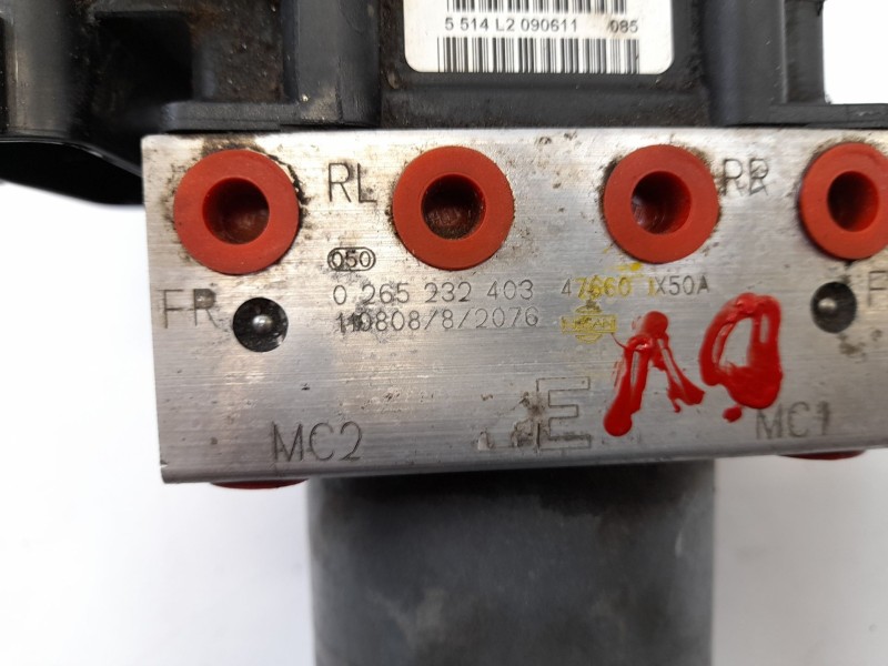 Recambio de abs para nissan nv 200 (m20) nv200 furgón basic referencia OEM IAM 0265232403  0265800863
