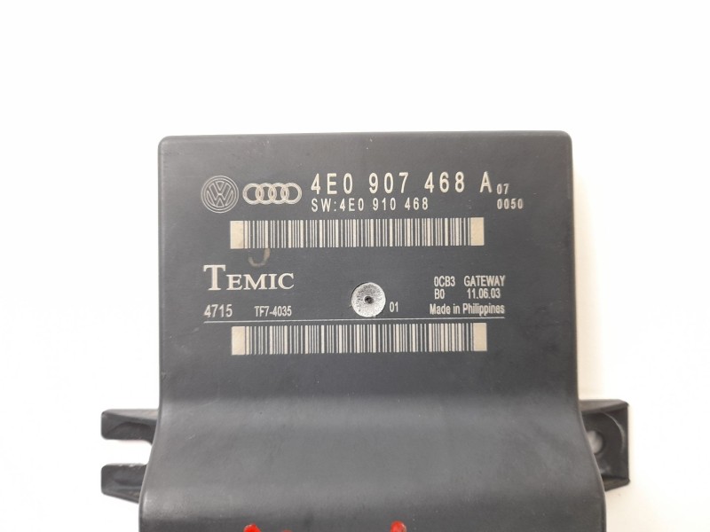 Recambio de modulo electronico para audi a8 (4e2) 4.0 tdi quattro referencia OEM IAM 4E0907468A  4E0910468