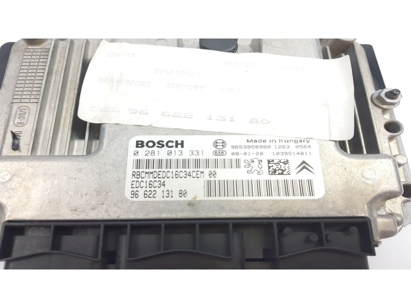 Recambio de centralita motor uce para citroen c4 coupe 1.6 hdi cat (9hy / dv6ted4) referencia OEM IAM 0281013331 1942NZ 