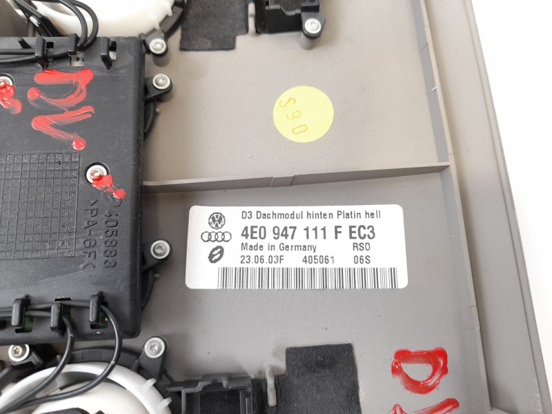 Recambio de luz interior para audi a8 (4e2) 4.0 tdi quattro referencia OEM IAM 4E0947111F  