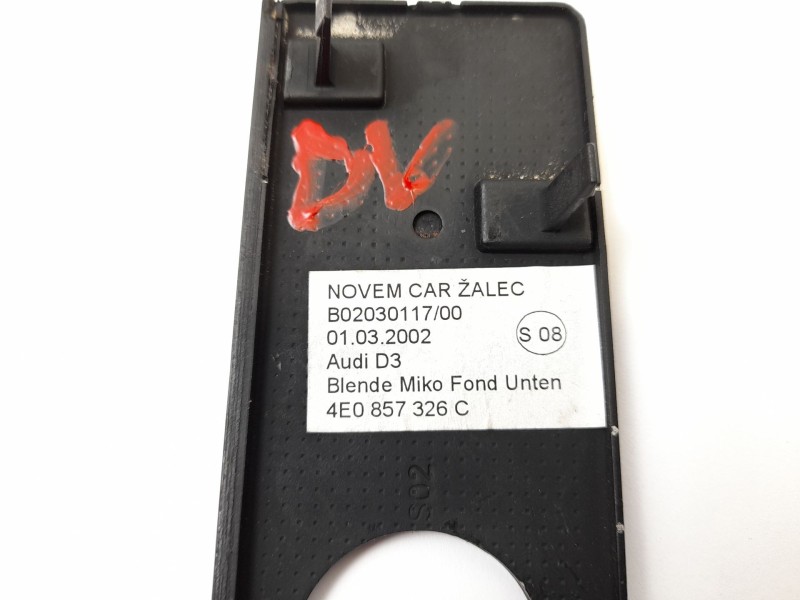 Recambio de moldura para audi a8 (4e2) 4.0 tdi quattro referencia OEM IAM 4E0857326C  
