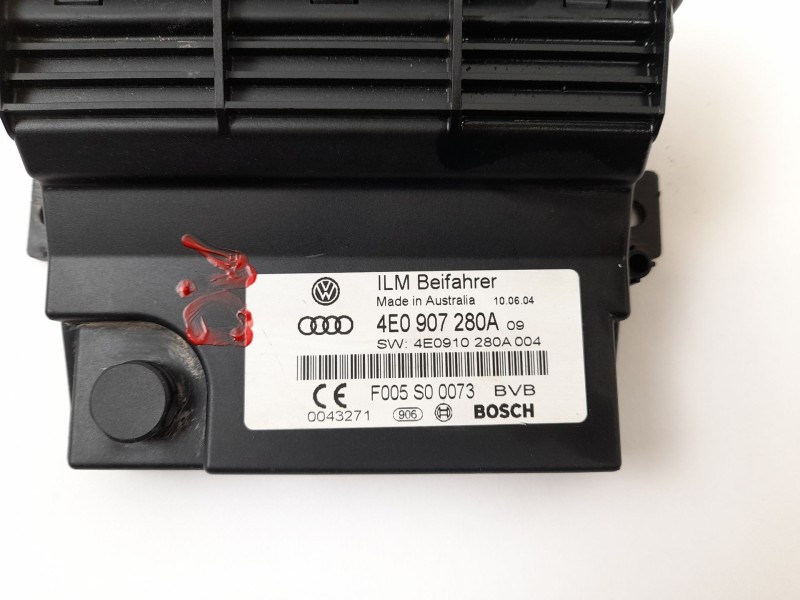 Recambio de modulo electronico para audi a8 (4e2) 4.0 tdi quattro referencia OEM IAM 4E0907280A F005S00073 4E0910280A