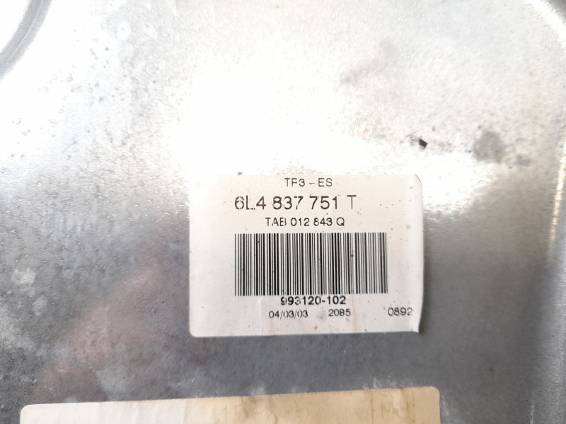 Recambio de elevalunas delantero izquierdo para seat ibiza (6l1) 1.9 tdi referencia OEM IAM 6L4837751T  6L4837755J