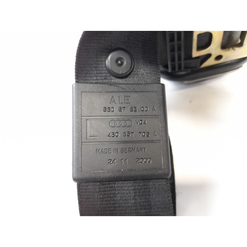 Recambio de cinturon seguridad delantero izquierdo para audi a6 berlina (4b2) 2.5 tdi referencia OEM IAM 4B0857705A  560575300A