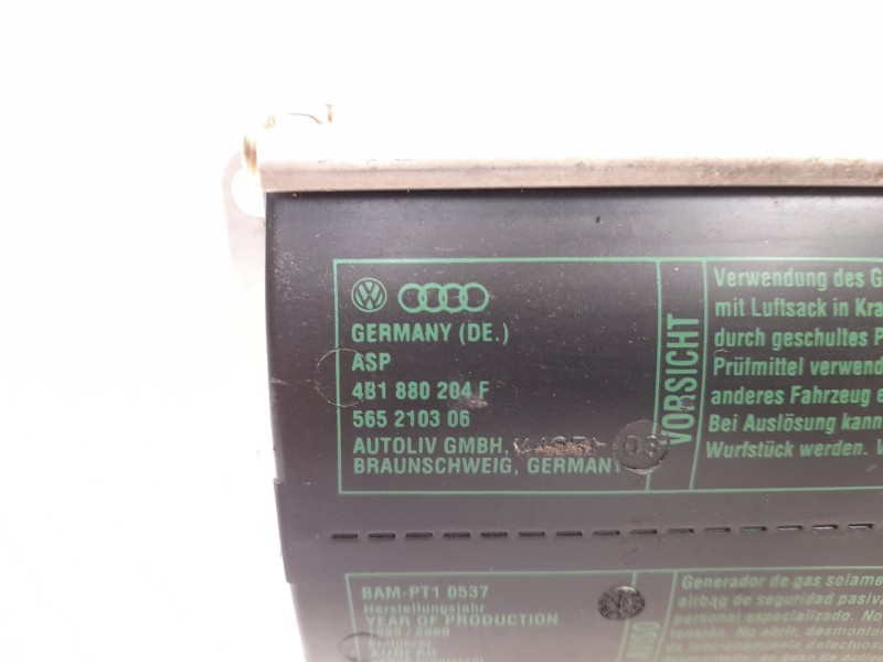 Recambio de airbag delantero derecho para audi a6 berlina (4b2) 2.5 tdi referencia OEM IAM 4B1880204F  565210306