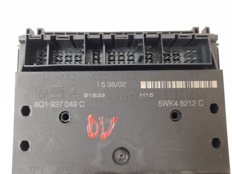 Recambio de centralita check control para seat ibiza iii (6l1)1.9 tdi referencia OEM IAM 6Q1937049C  5WK48212C