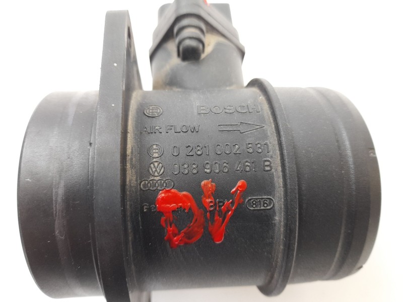 Recambio de caudalimetro para seat ibiza iii (6l1)1.9 tdi referencia OEM IAM 038906461B  0281002531