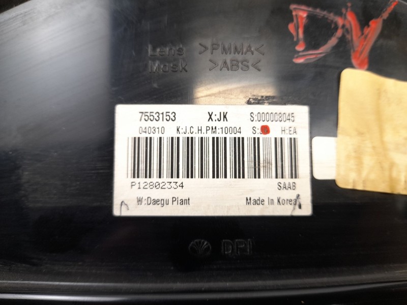 Recambio de cuadro instrumentos para saab 9-3 berlina 2.2 tid linear referencia OEM IAM 12802334  7553153