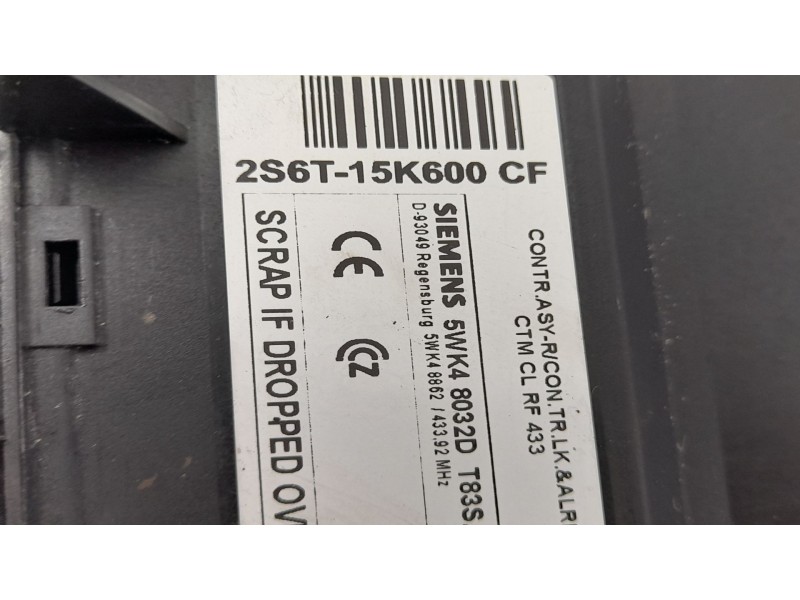 Recambio de centralita cierre para ford fiesta (cbk) 1.4 tdci cat referencia OEM IAM 2S6T15K600CF 5WK48032D 
