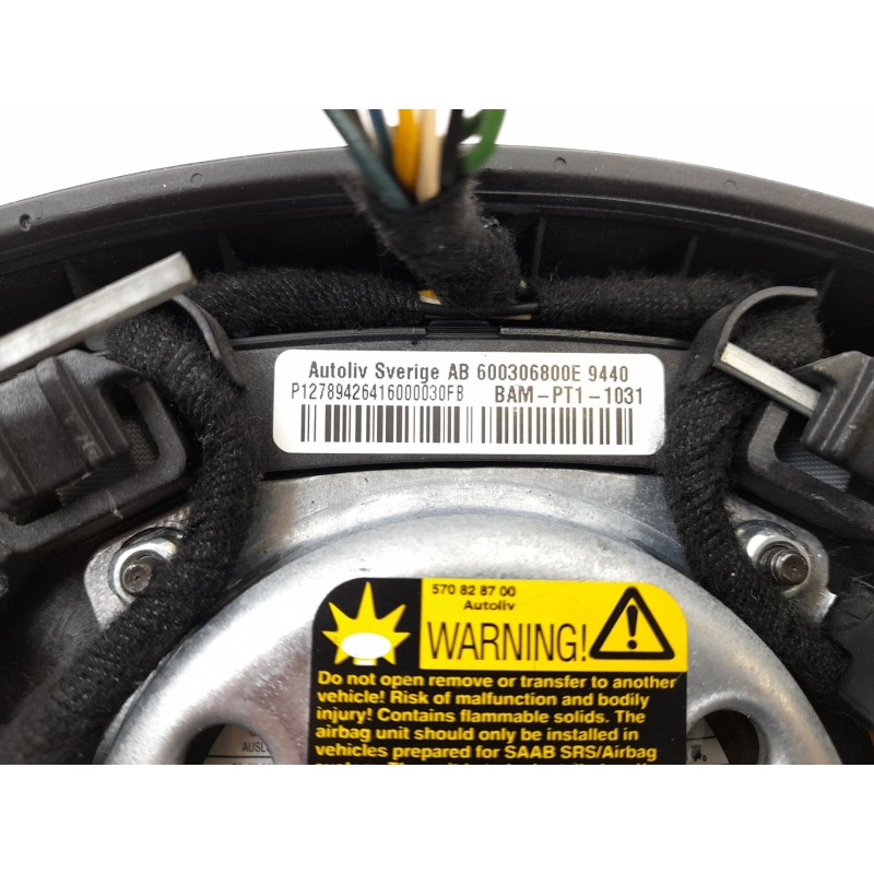 Recambio de airbag delantero izquierdo para saab 9-3 berlina 2.2 tid linear referencia OEM IAM P127894264  600306800E