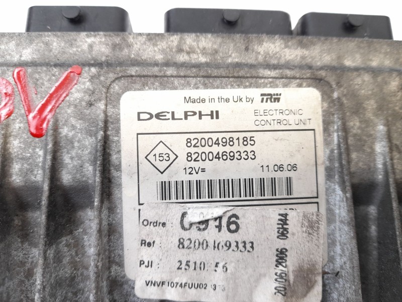 Recambio de centralita motor uce para nissan kubistar (x76) 1.5 dci referencia OEM IAM 8200498185  8200469333