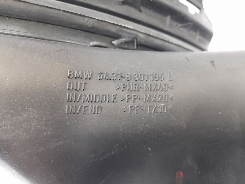 Recambio de tubo para bmw serie 5 berlina (e39) 2.5 525tds referencia OEM IAM 64318391195L  
