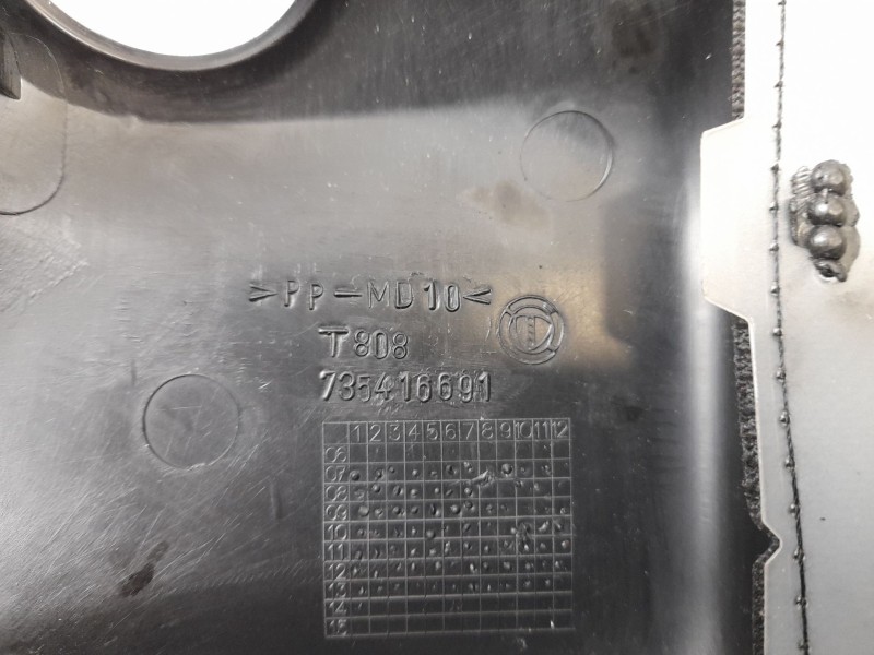 Recambio de moldura para fiat doblo ii cargo (263) furgón base referencia OEM IAM 735416691  