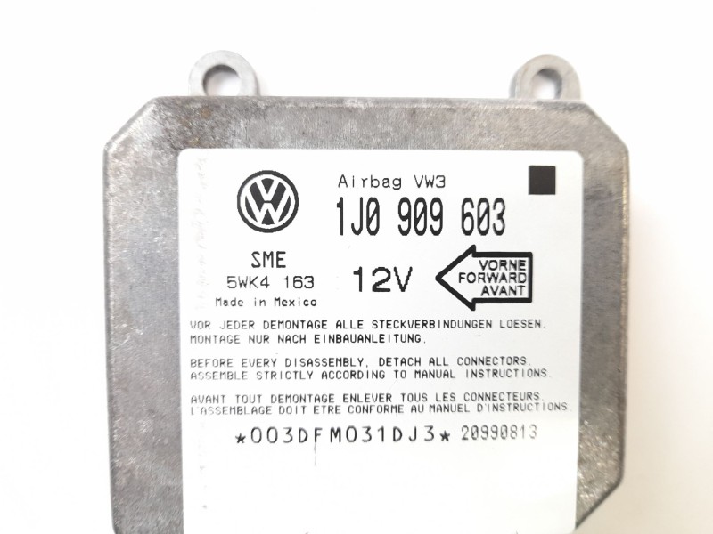 Recambio de centralita airbag para seat ibiza (6k1) 1.9 sdi referencia OEM IAM 1J0909603  5WK4163