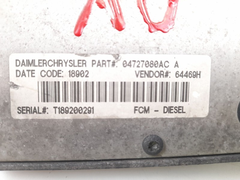 Recambio de modulo electronico para chrysler voyager (rg) 2.5 crd cat referencia OEM IAM 04727080ACA  