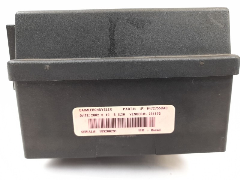 Recambio de caja reles / fusibles para chrysler voyager (rg) 2.5 crd cat referencia OEM IAM 84727558AC  
