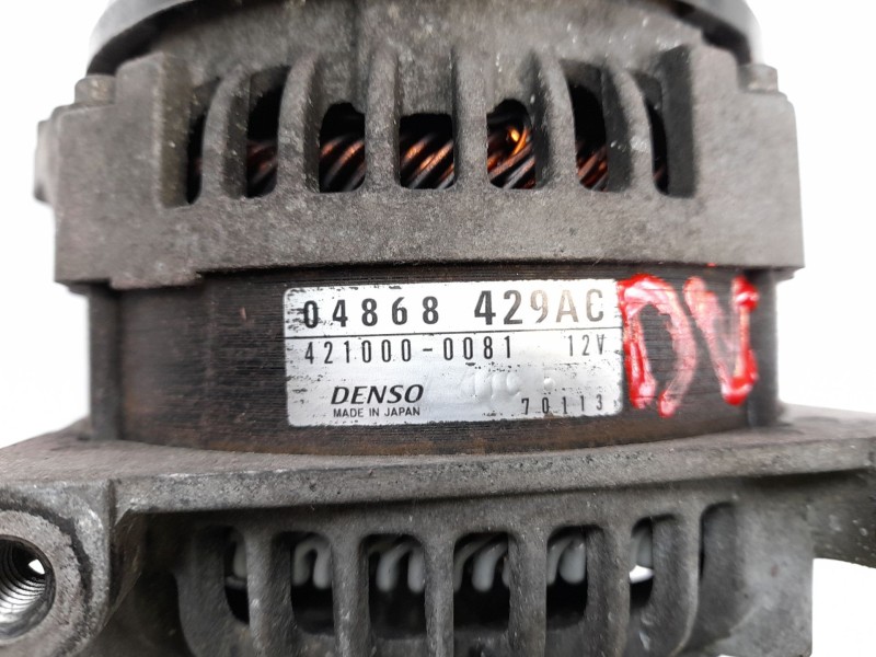 Recambio de alternador para chrysler voyager (rg) 2.5 crd cat referencia OEM IAM 04868429AC  4210000081