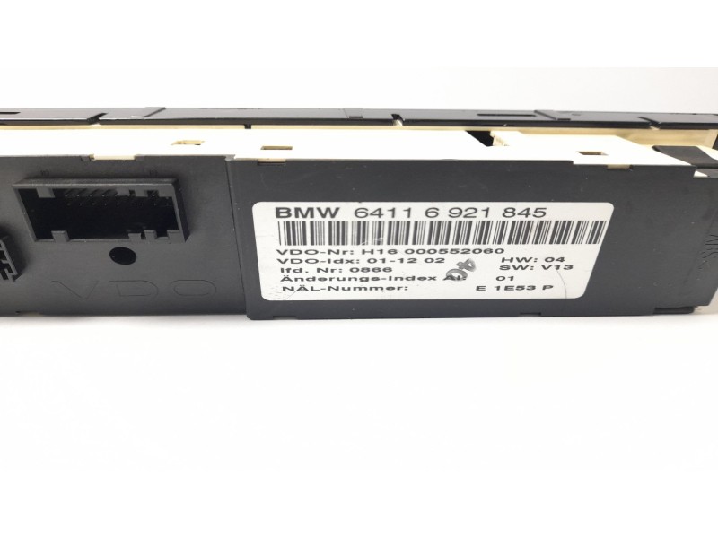 Recambio de mando climatizador para bmw serie 3 touring (e46) 320d referencia OEM IAM 64116921845  