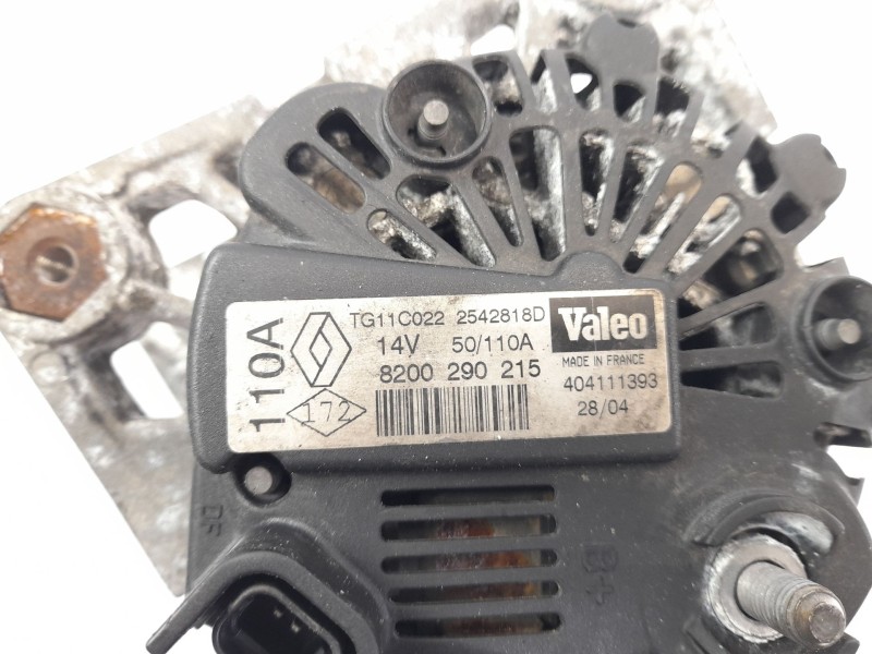 Recambio de alternador para renault scenic ii 1.9 dci diesel referencia OEM IAM 8200290215 TG11C022 2542818D