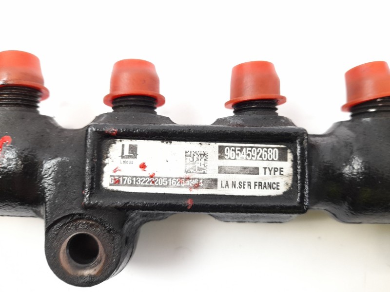 Recambio de rampa inyectora para citroen c3 1.4 hdi premier referencia OEM IAM 9654592680  