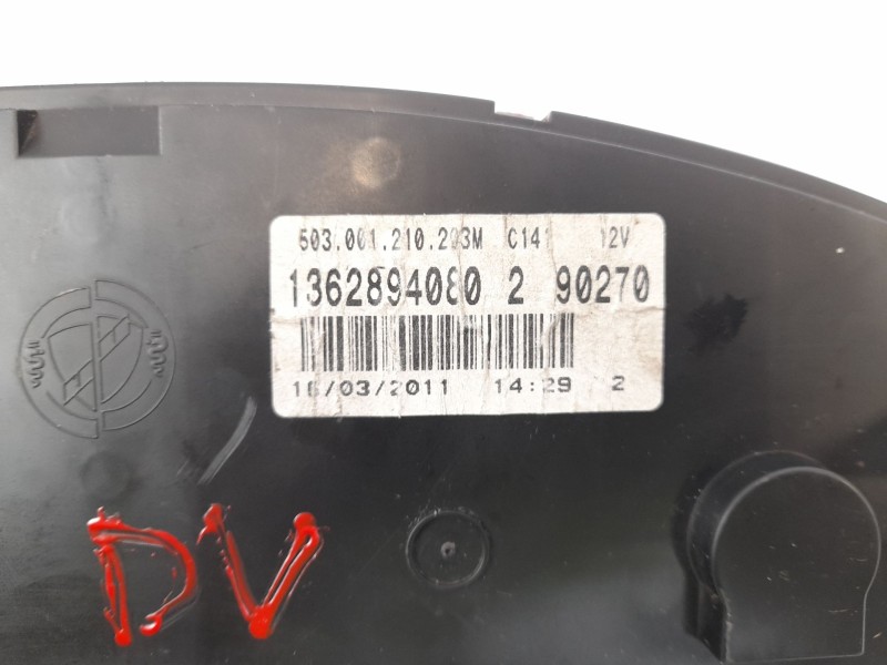 Recambio de cuadro instrumentos para citroen jumper furgon 2.2hdi 120 referencia OEM IAM 1362894080 555001210100 1362894080