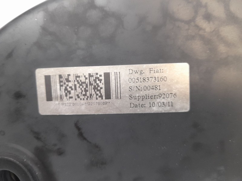 Recambio de servofreno para citroen jumper furgon 2.2hdi 120 referencia OEM IAM 00518373160 0204051286 51837316