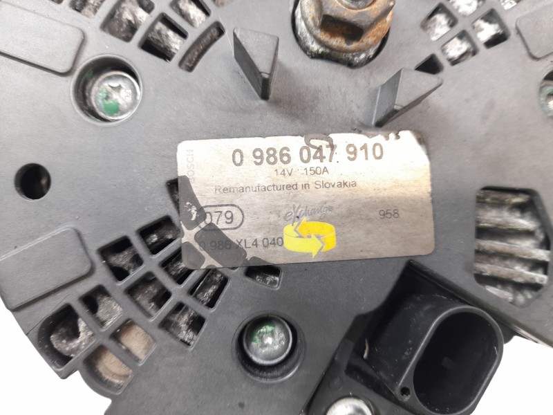 Recambio de alternador para citroen jumper furgon 2.2hdi 120 referencia OEM IAM 0986047910  0986XL4040