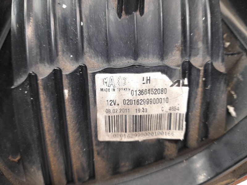 Recambio de piloto trasero izquierdo para citroen jumper furgon 2.2hdi 120 referencia OEM IAM 01366452080  02016299900010