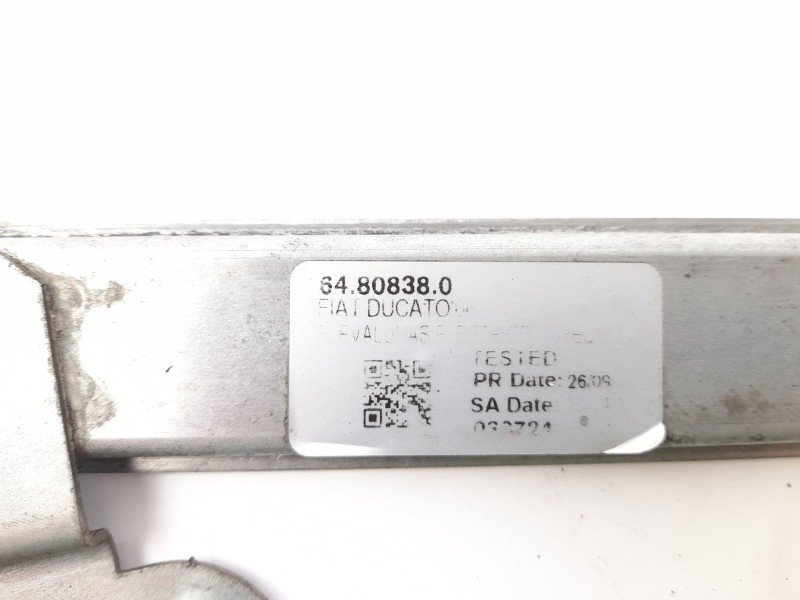 Recambio de elevalunas delantero derecho para citroen jumper furgon 2.2hdi 120 referencia OEM IAM 64808380  