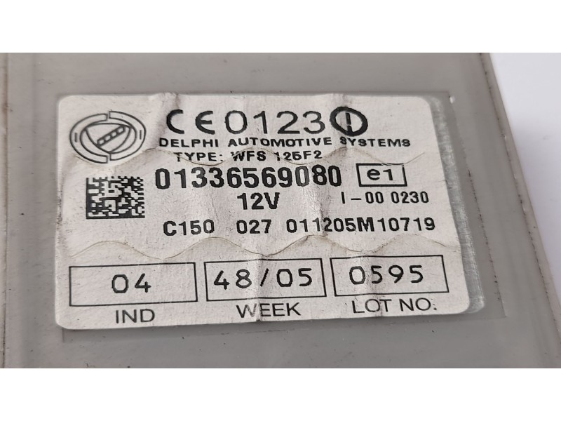 Recambio de centralita inmovilizador para peugeot boxer caja cerrada (rs2850) 2.8 hdi referencia OEM IAM 1336569080  