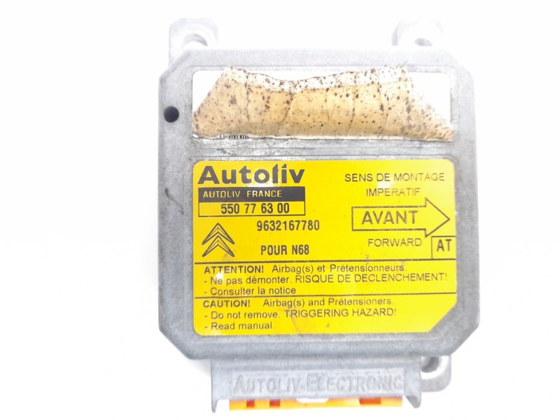 Recambio de centralita airbag para citroen xsara picasso (n68) 2.0 hdi referencia OEM IAM 9632167780  550776300