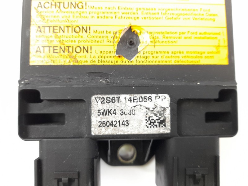 Recambio de centralita airbag para ford fusion (cbk) ambiente referencia OEM IAM 2S6T14B056  5WK43030