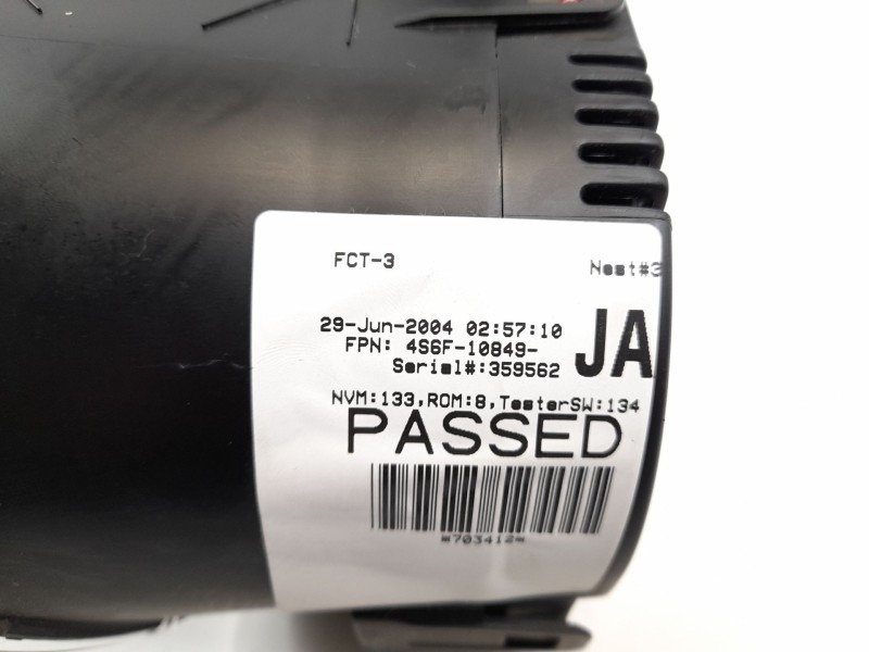 Recambio de cuadro instrumentos para ford fusion (cbk) ambiente referencia OEM IAM 4S6F10849JA 2S6F10B885A 4S6F10841A