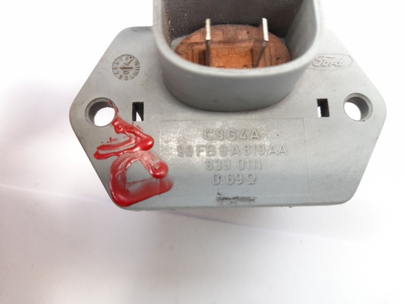 Recambio de resistencia calefaccion para ford fusion (cbk) ambiente referencia OEM IAM 98FB9A819AA  C9G4A