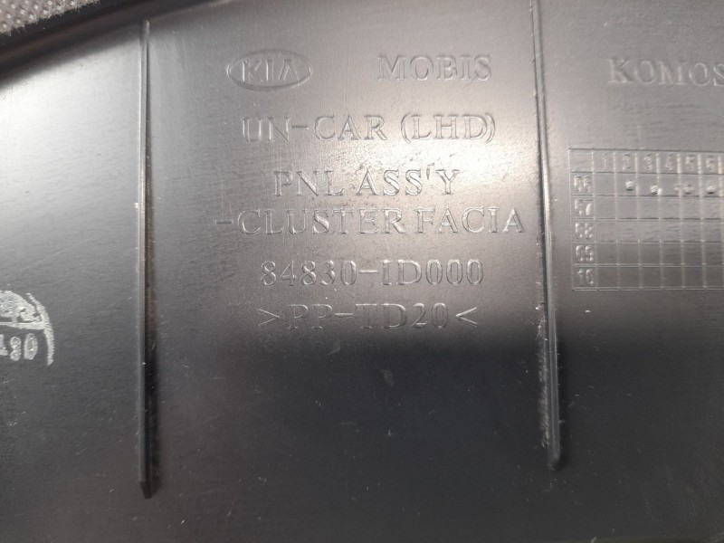 Recambio de moldura para kia carens iii monospace un 2.0 crdi referencia OEM IAM 848301D000  