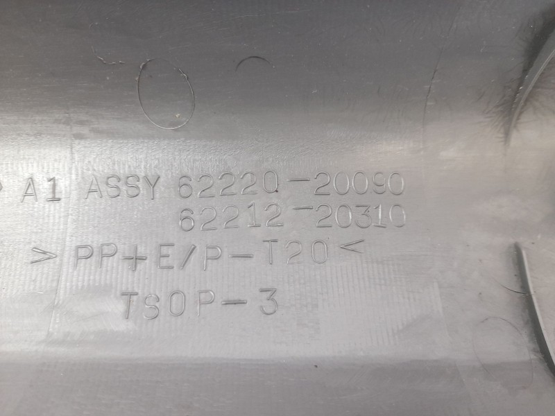 Recambio de moldura para toyota celica (t23) 1.8 referencia OEM IAM 6222020090  6221220310